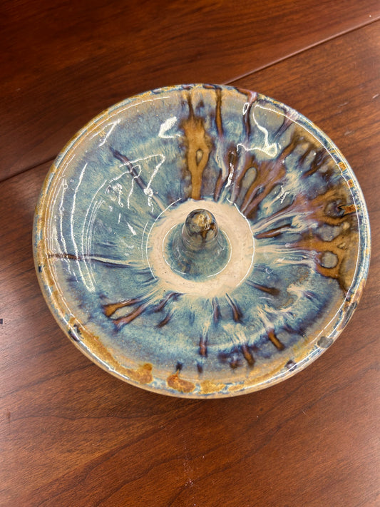 Studio pottery ring dish