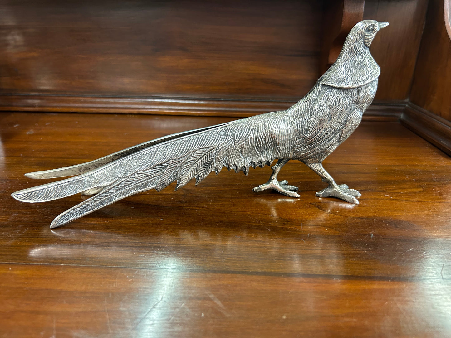 Cast Metal Pheasant Pair