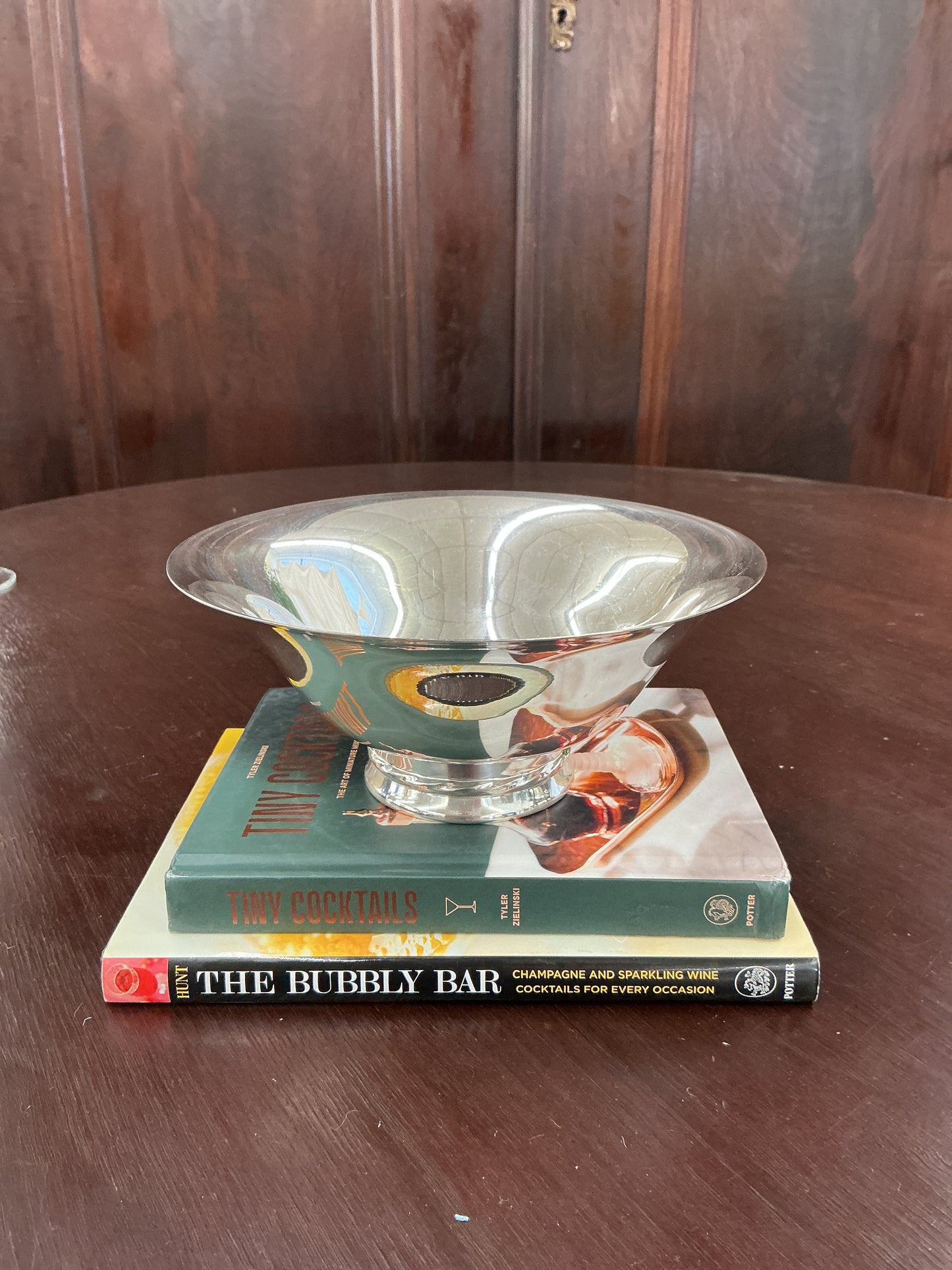 Vintage Towle Silverplate Pedestal Bowl