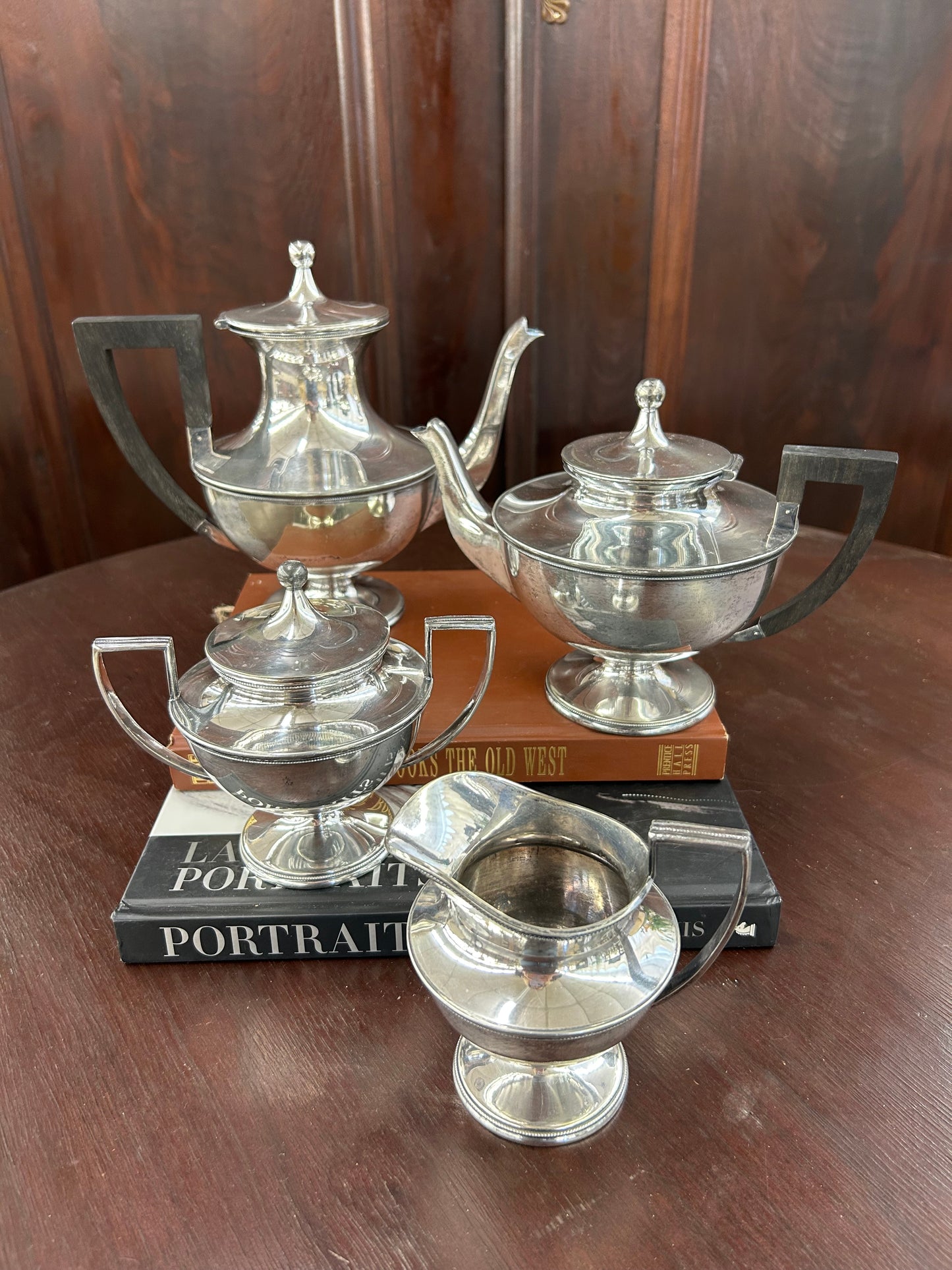 Vintage Barbour Silver Co. Tea & Coffee Service