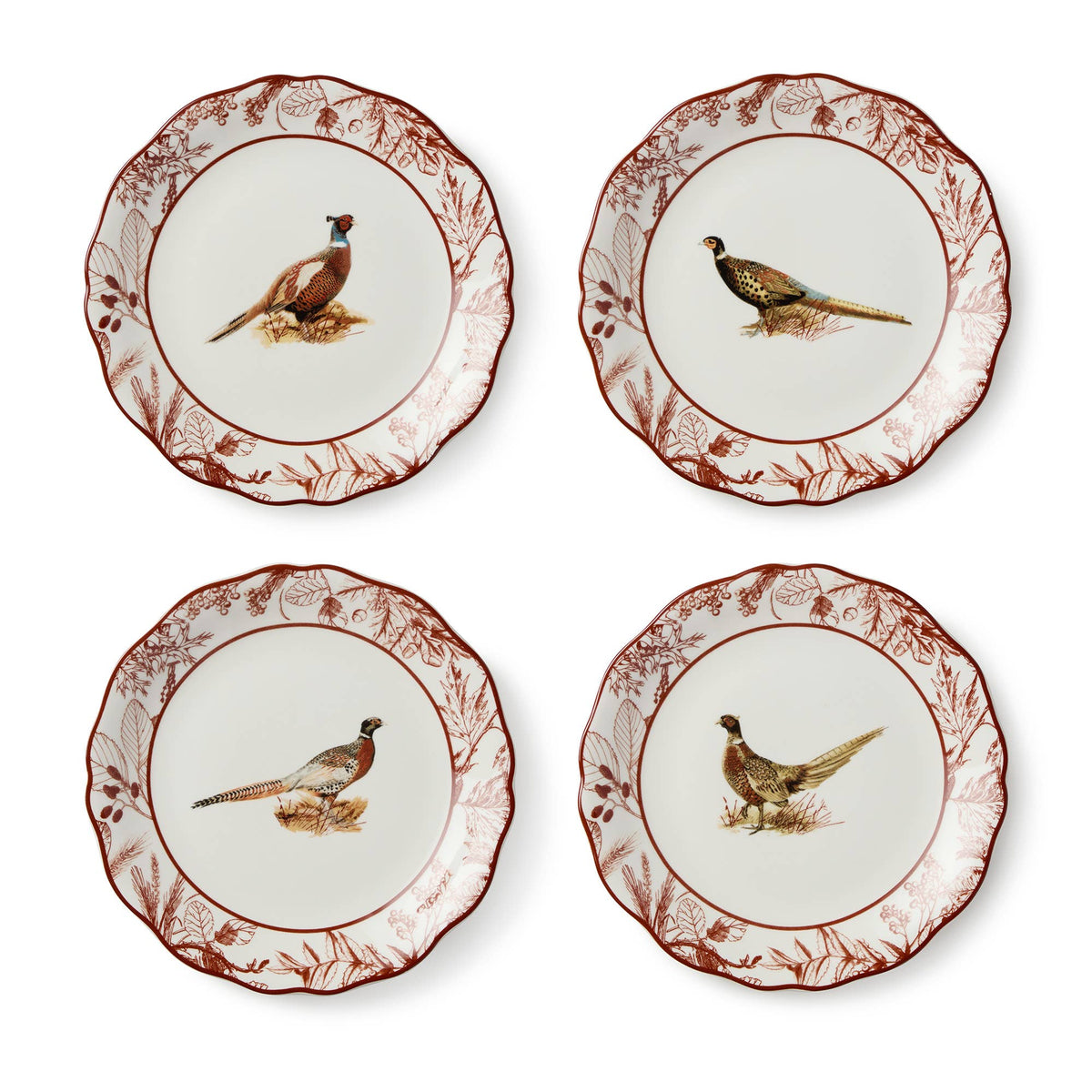 Pheasant Grove Salad Plate 8.5" 4 asst