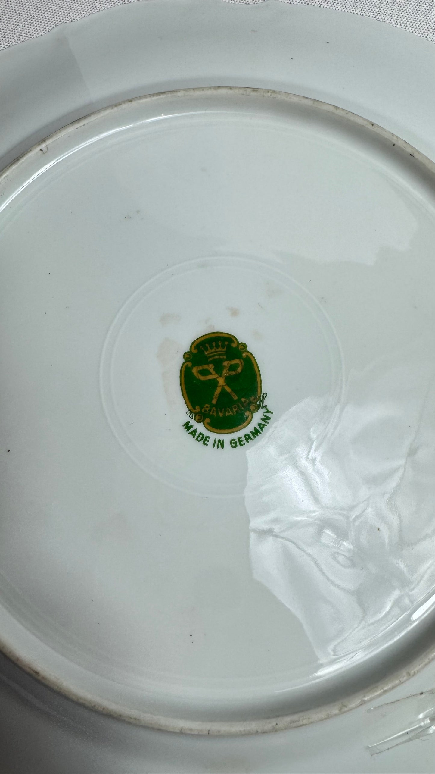 10” handpainted plate