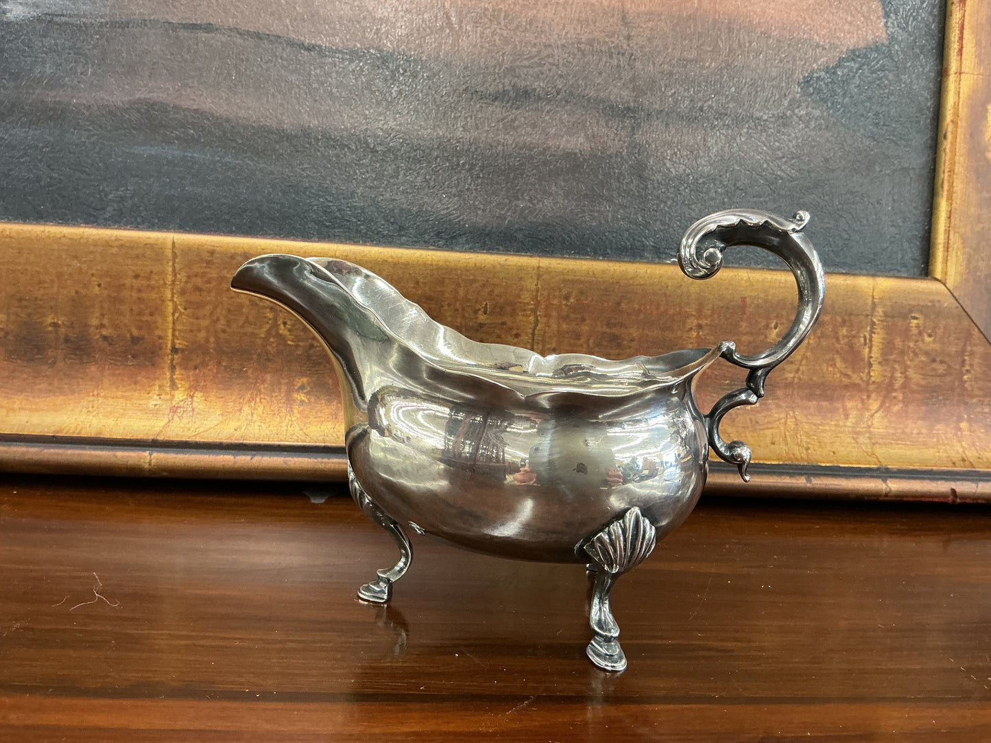 silverplate gravy boat