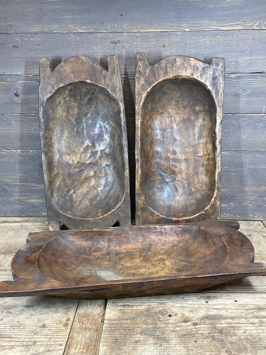 Sundance Dough Bowl-WH3-12x26 inches-Waxed-