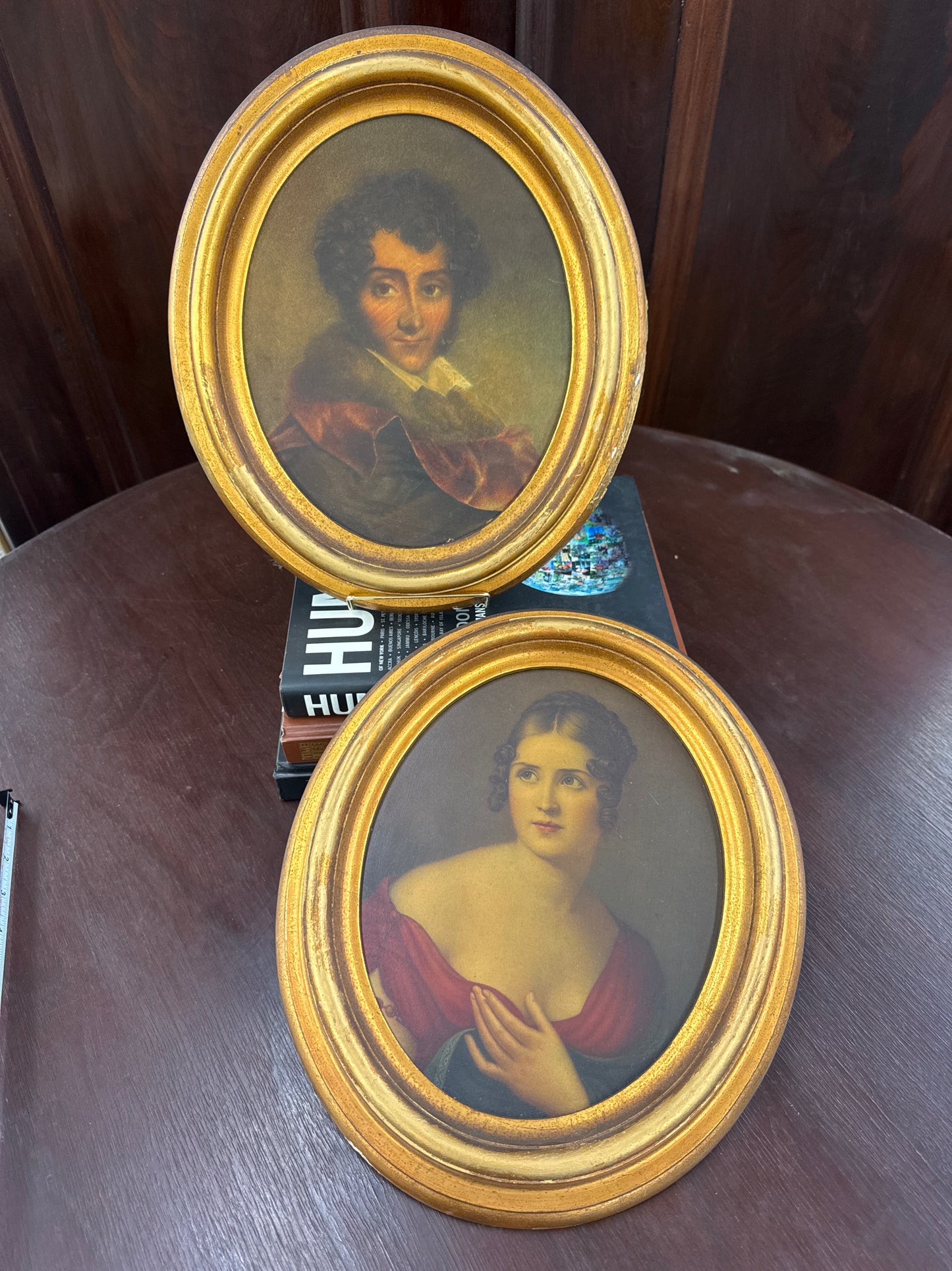 Pair of Vintage European Portrait Prints