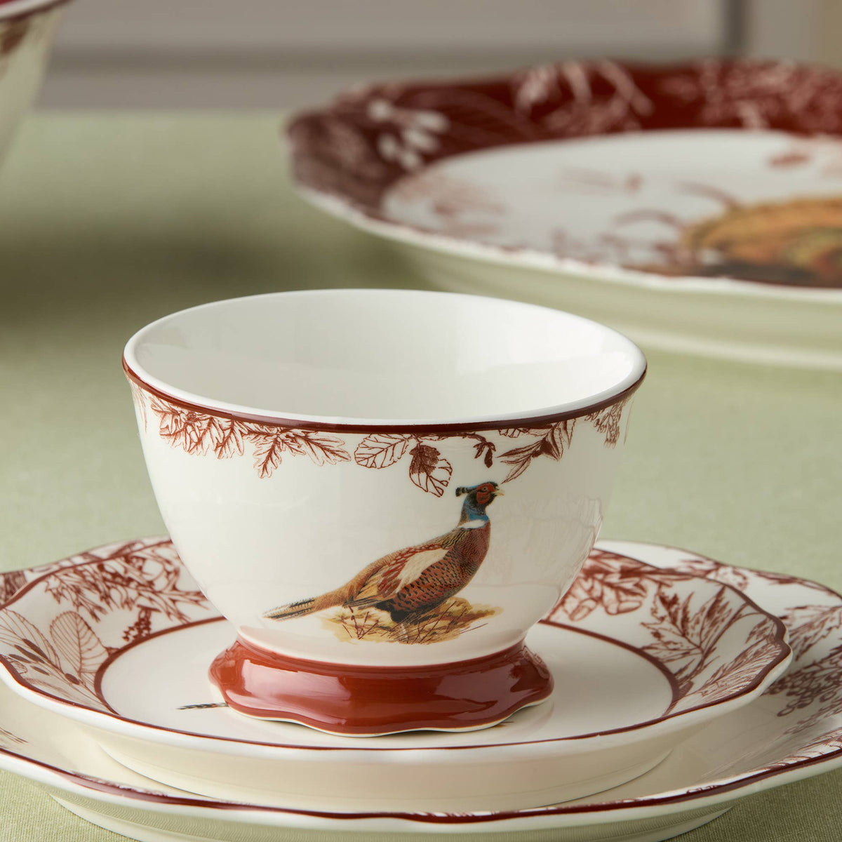Pheasant Grove Ice Cream Bowl 5.25" x 3" 4 asst
