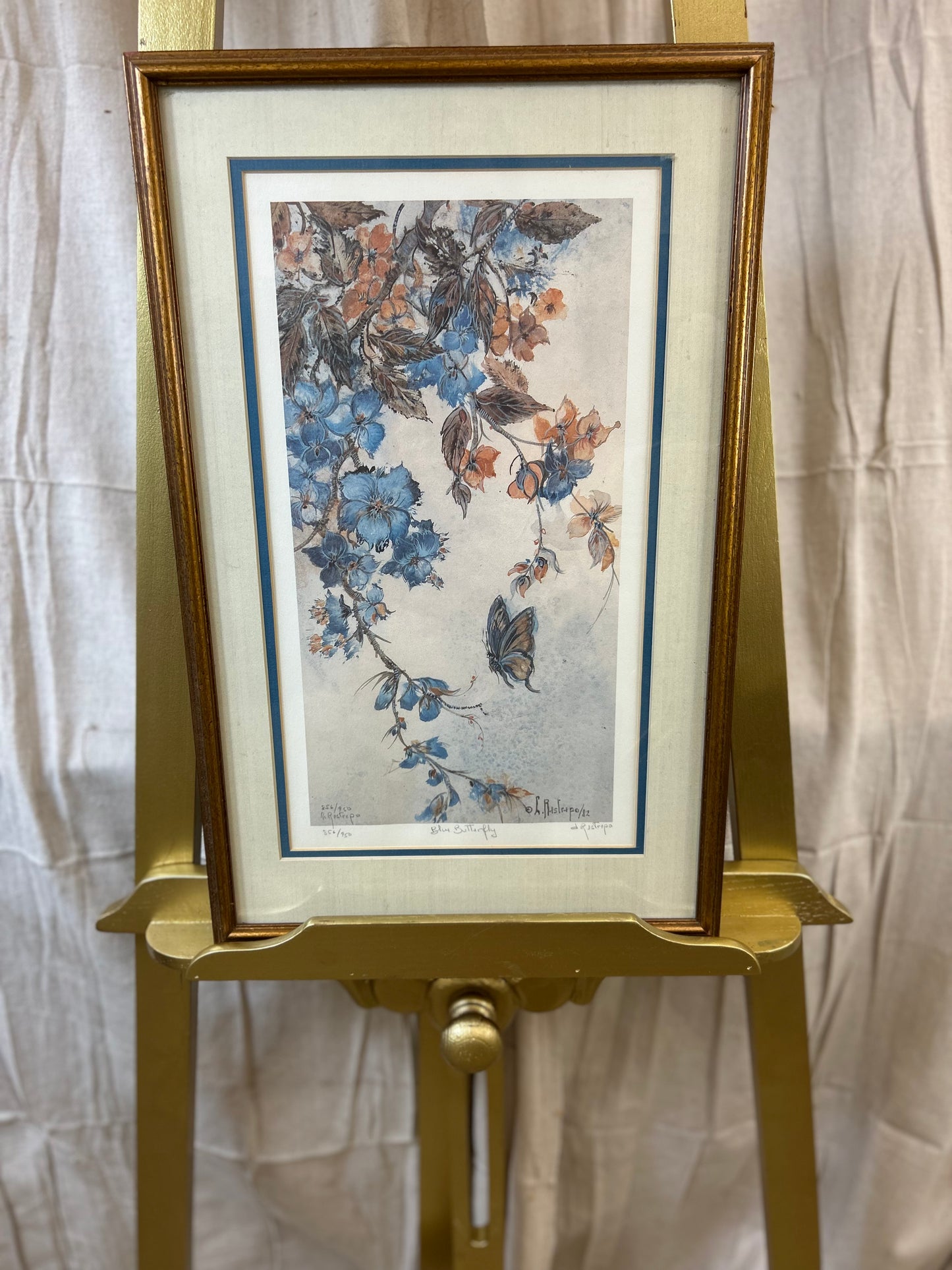 Pair of S. R. Pastripo signed and numbered botanical prints