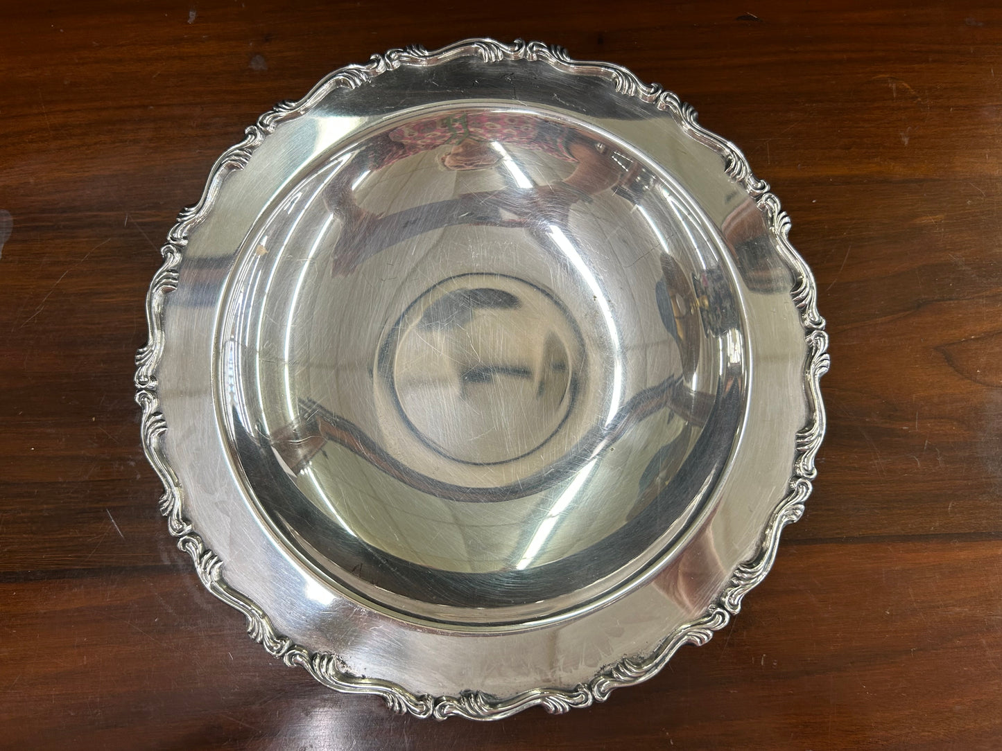 Silverplate Pedestal Bowl with Claw Feet