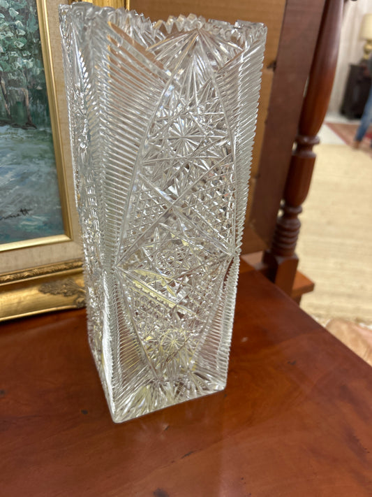 ABP Cut Glass Vase