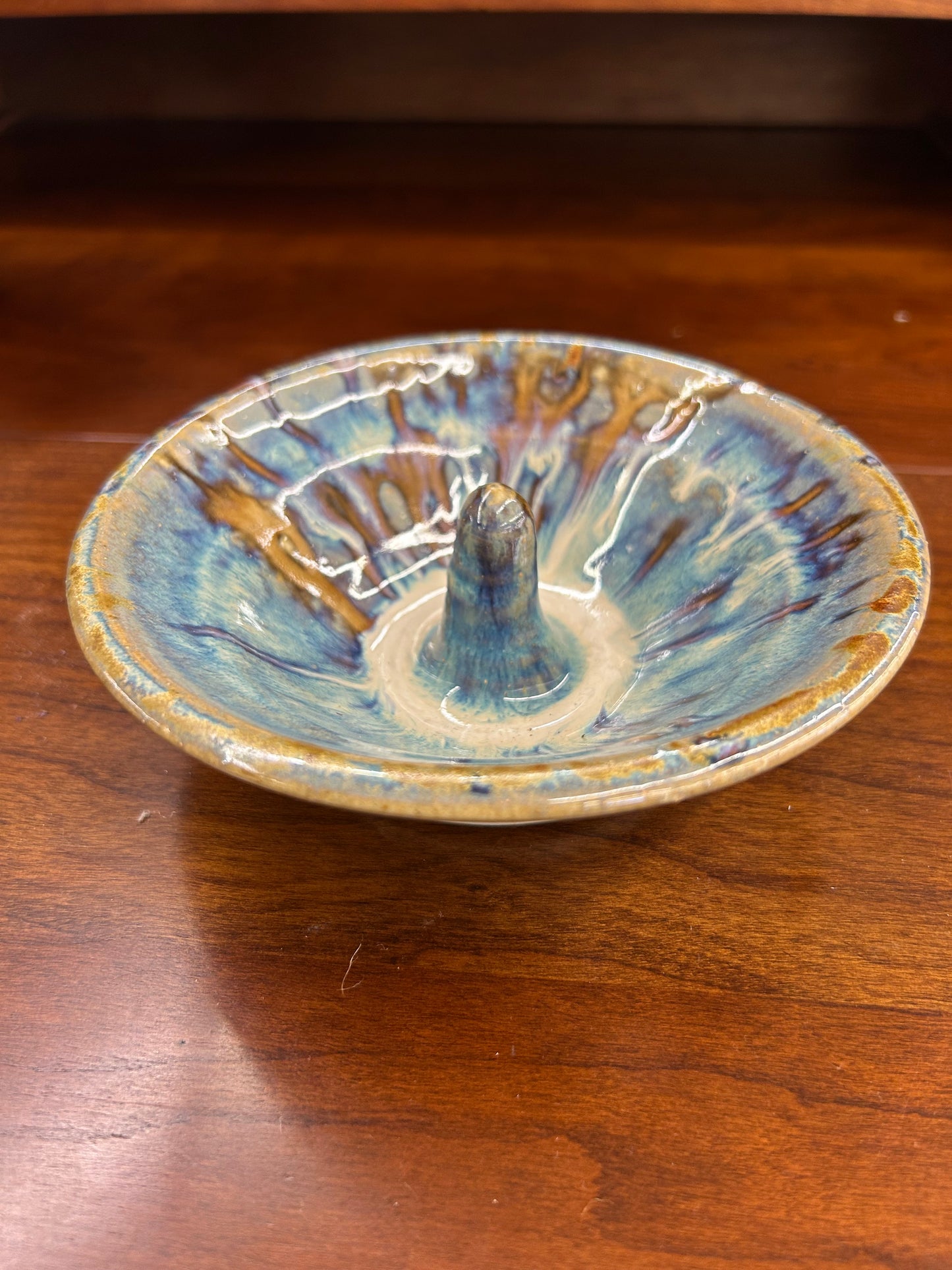 Studio pottery ring dish