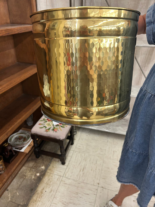Brass  planter