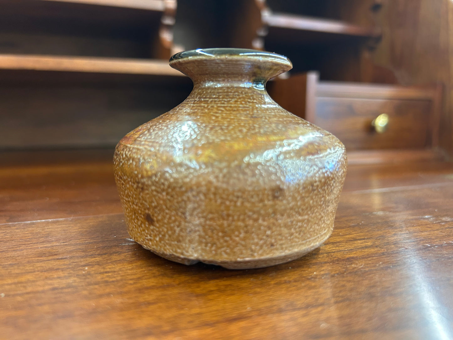 Mini studio pottery bud vase