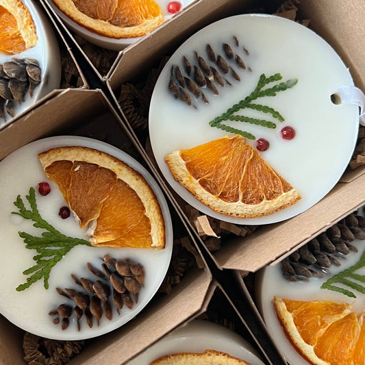 Scented Wax Sachet | Christmas Scented Candle Ornament