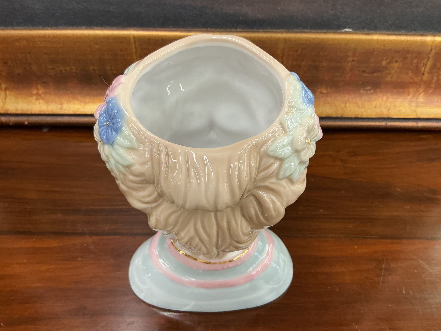 Sweet vintage ceramic lady head planters with all the mid-century charm.