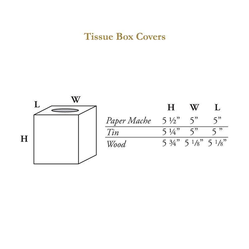 Chic Monkey Toile Pink Tissue Box Cover