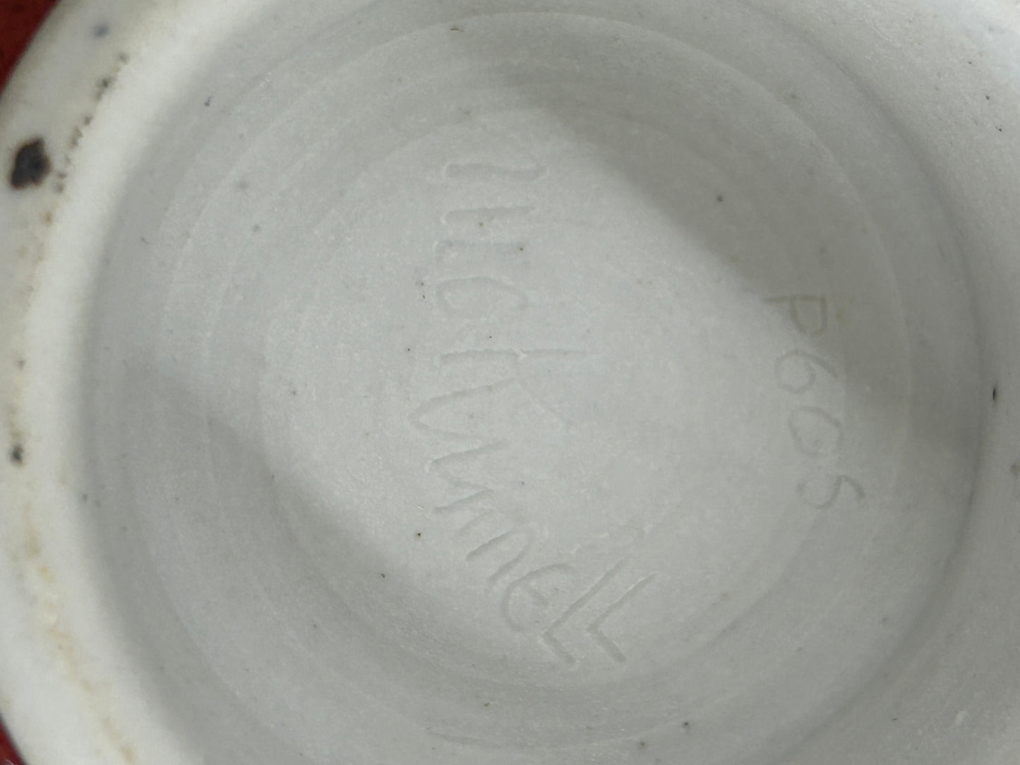 Signed McKinnell Studio Pottery Pedestal Bowl