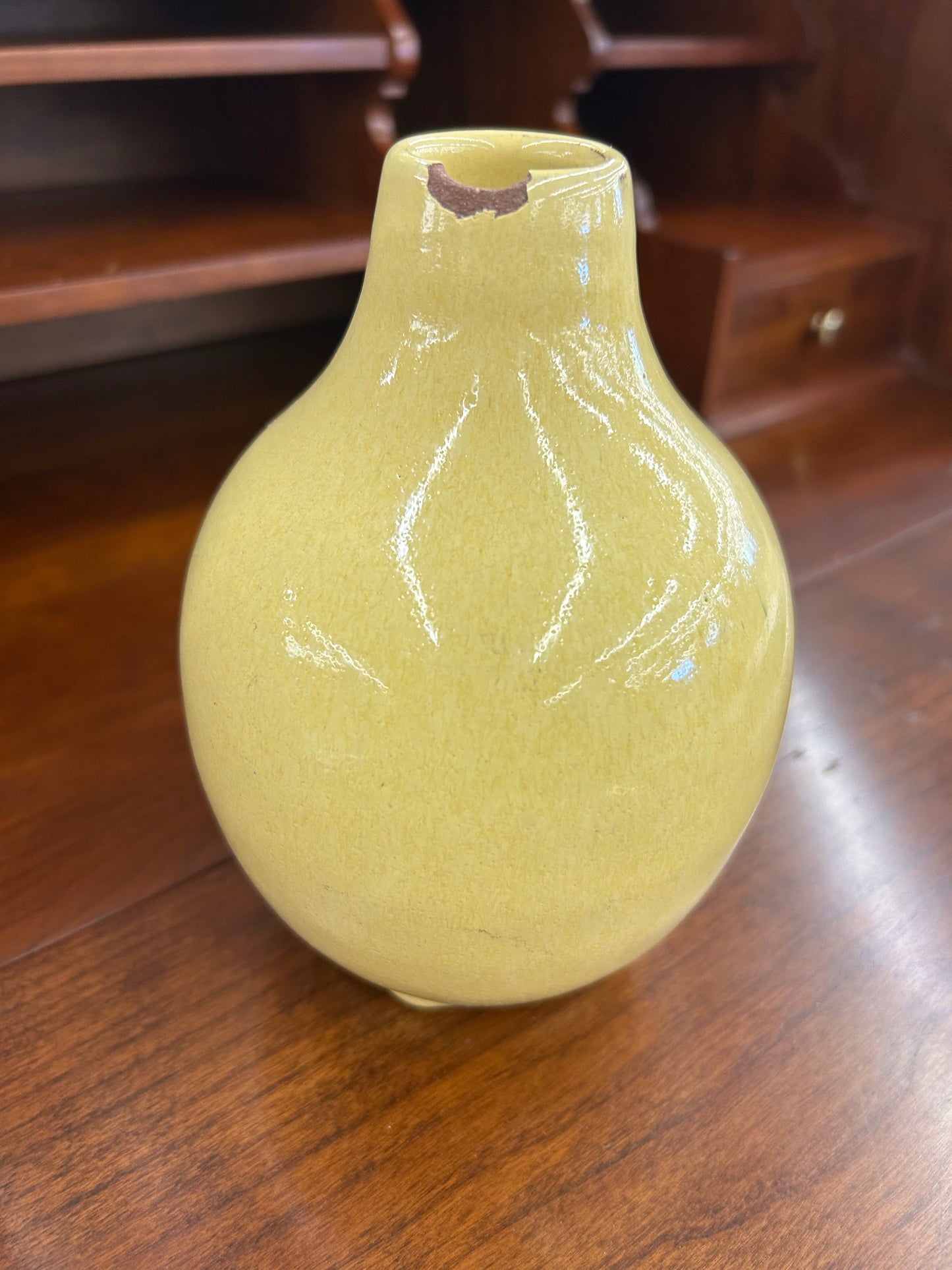 Vintage New Clairvaux pottery vase (small chip)