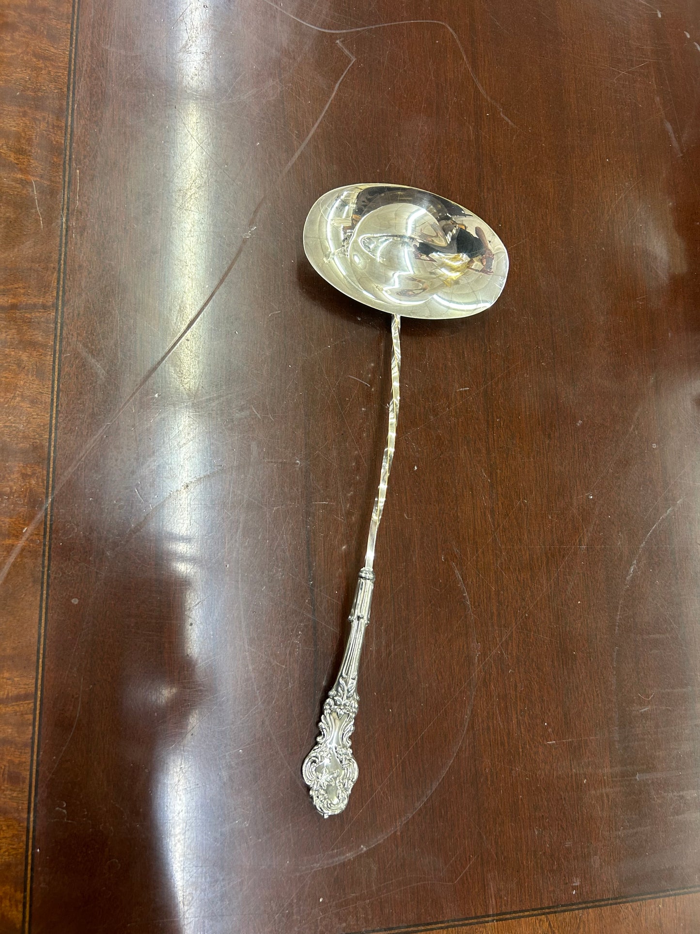 Vintage F.B. Rogers Silverplate Punch Ladle