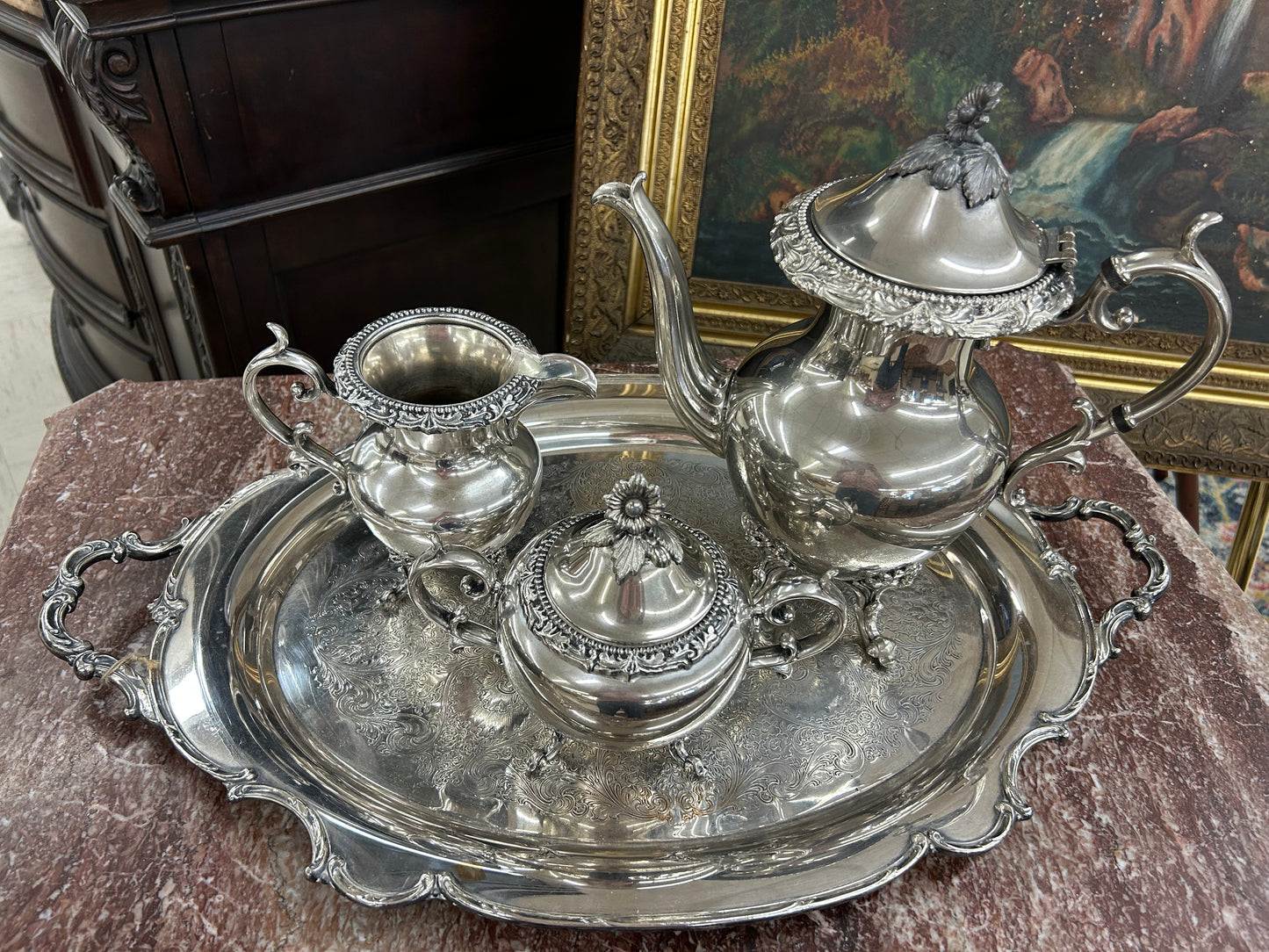 Reed & Barton “Birmingham” Silverplate Tea Set
