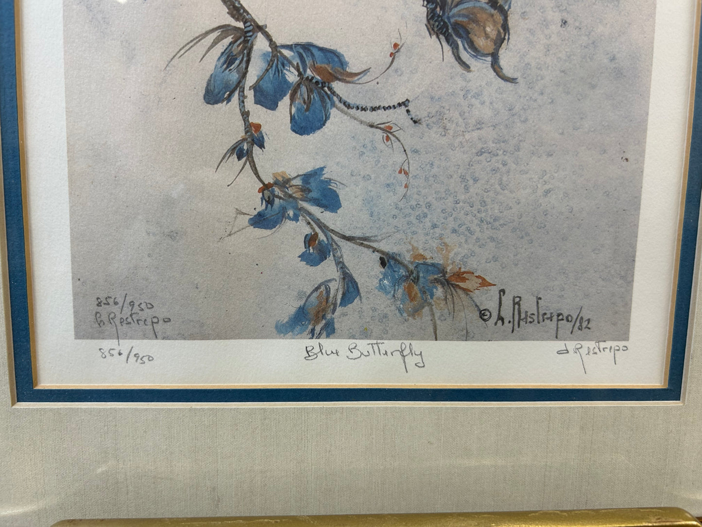 Pair of S. R. Pastripo signed and numbered botanical prints