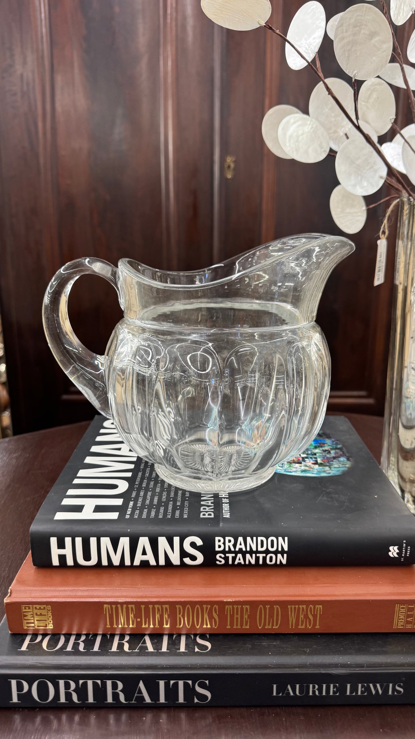 Vintage Heisey Crystal Pitcher