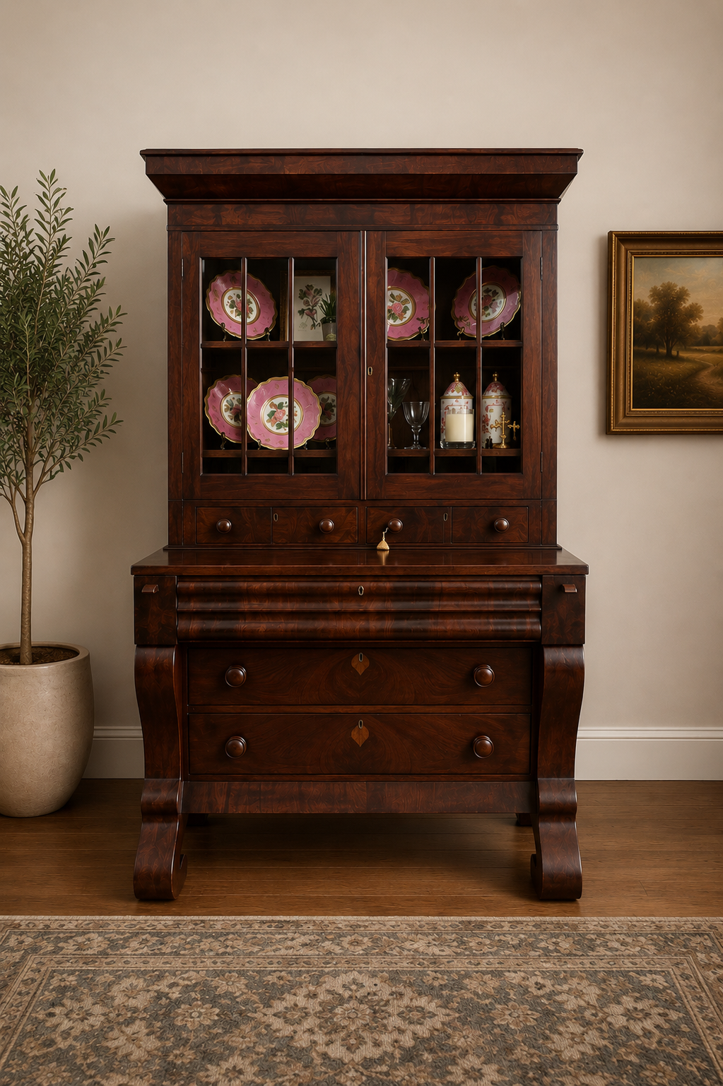 Empire drop front desk