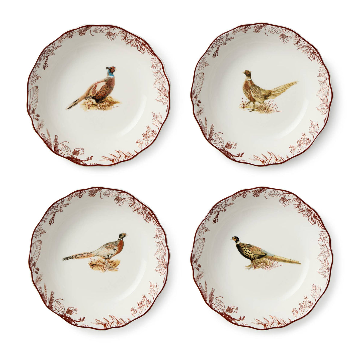 Pheasant Grove Soup Bowl 8" 4 asst