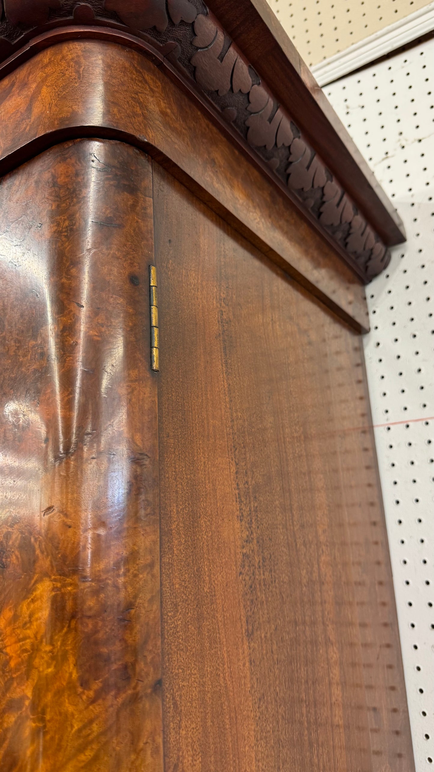 Antique Burl Walnut Armiore
