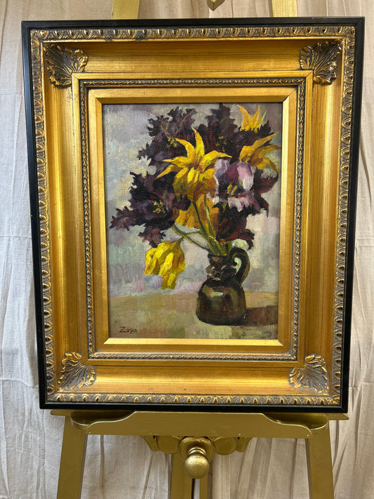 Original Oil on Canvas – Signed “Zoya”
