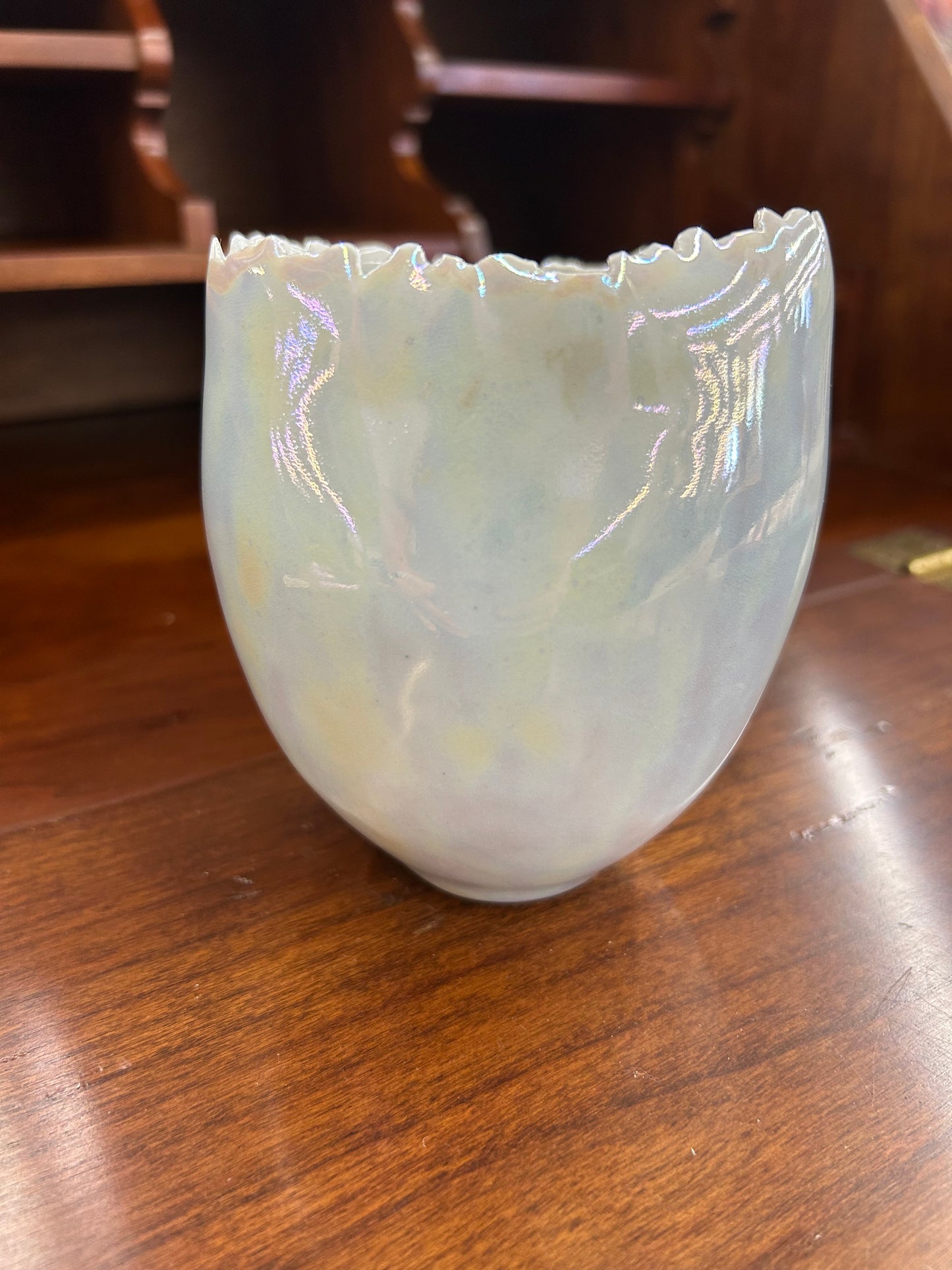 A beautiful signed M.K. Lewis studio pottery piece