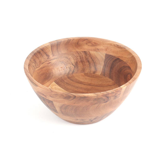 8" Acacia Wooden Bowl