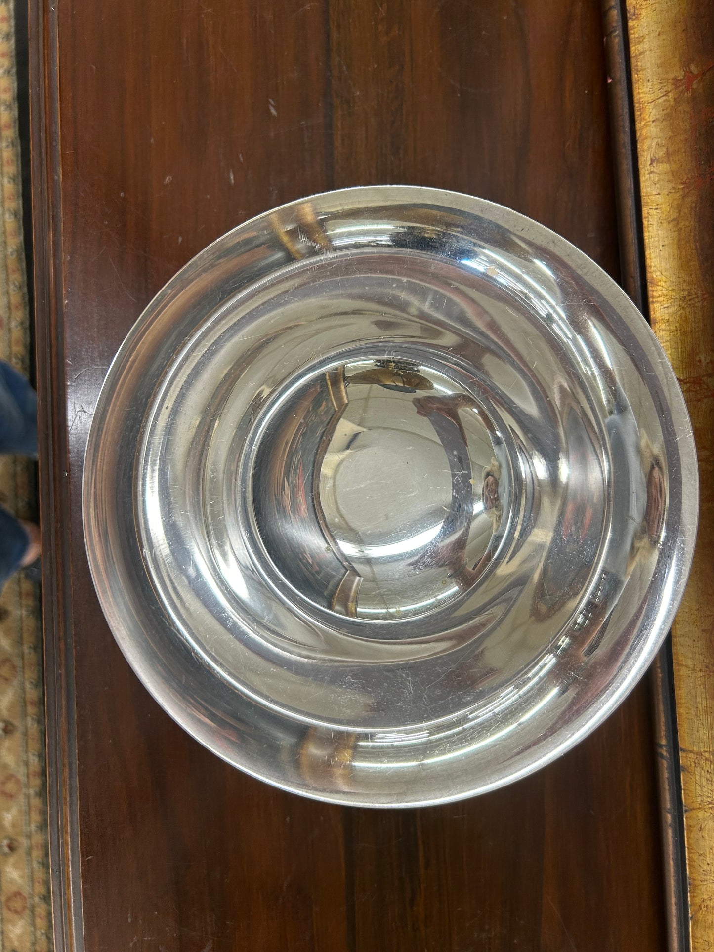 Vintage Towle Silverplate Pedestal Bowl
