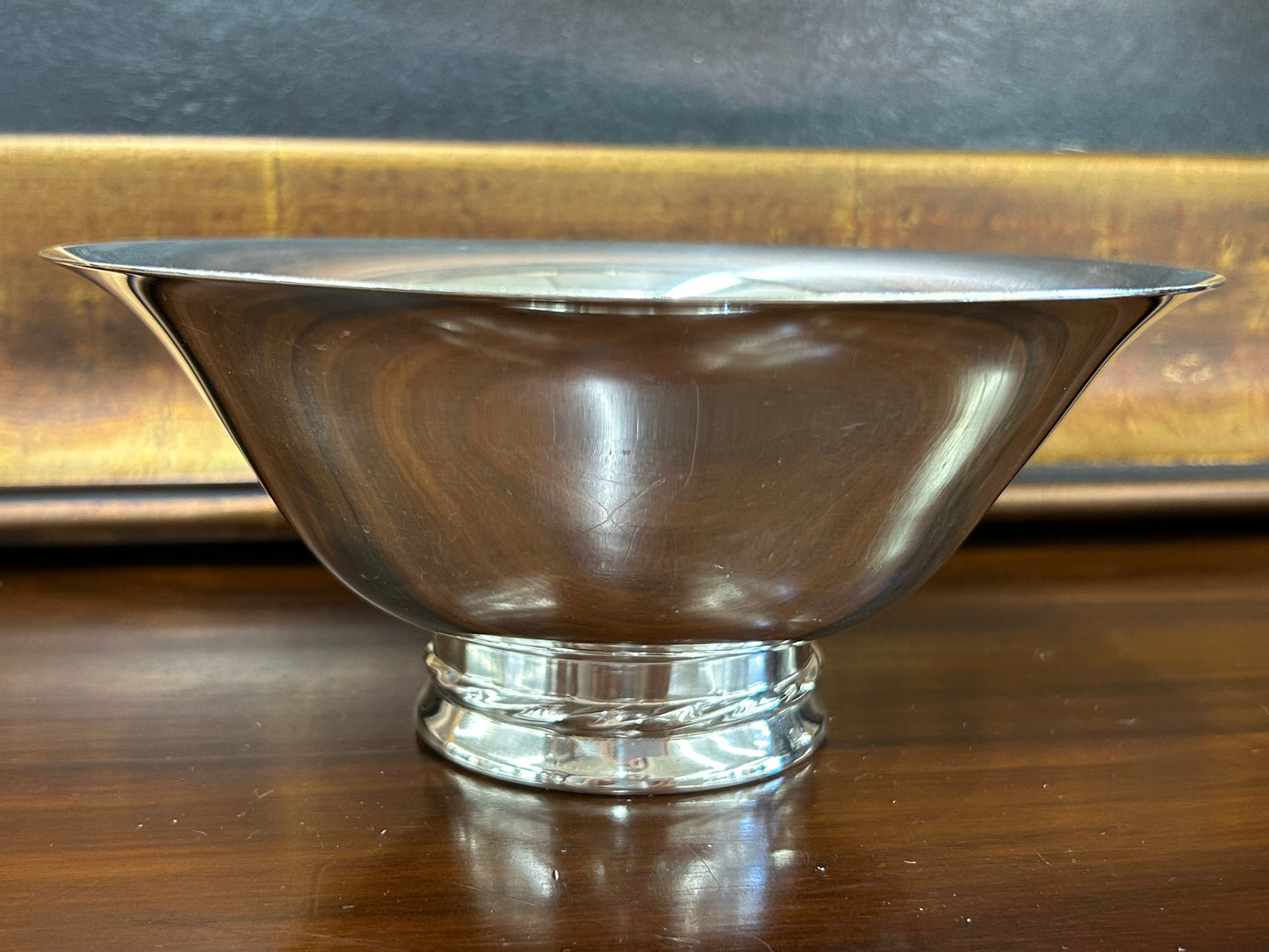 Vintage Towle Silverplate Pedestal Bowl