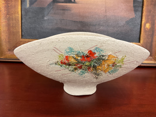 Vintage Mid-Century Atomic Art Pottery Bowl (1953)