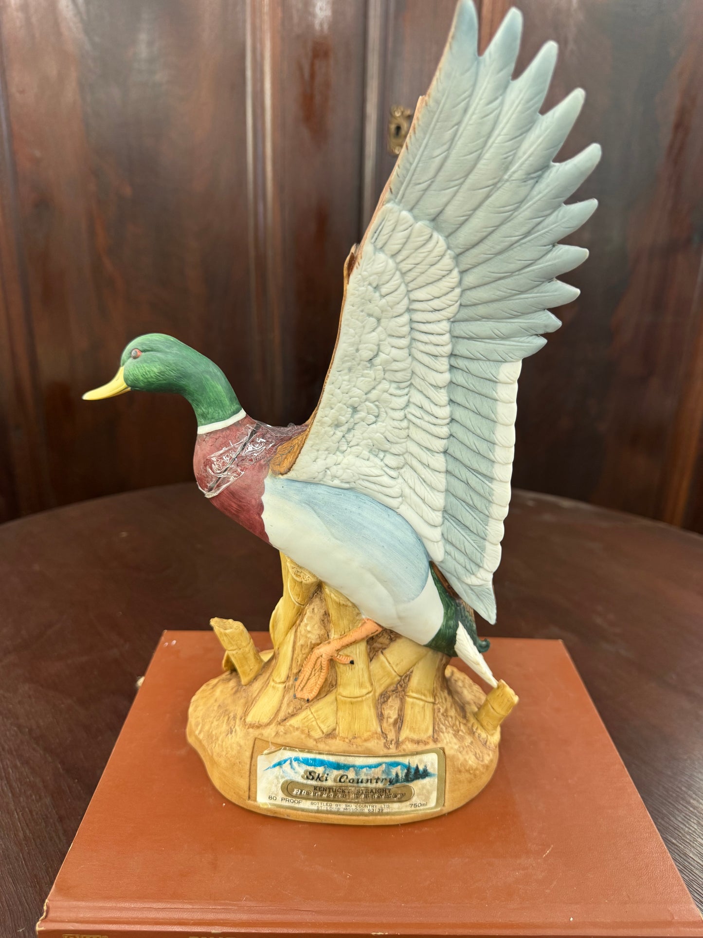 Vintage Mallard Duck Whiskey Decanter