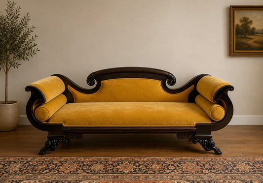Empire Velvet Couch
