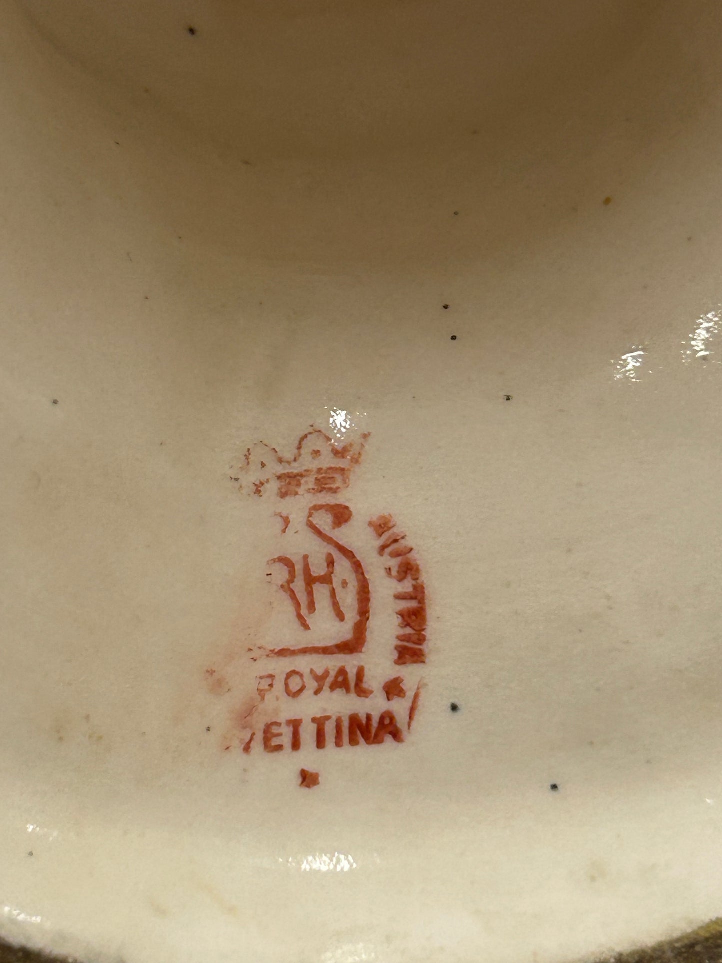Exceptional antique Royal Wettina porcelain jardinière/centerpiece