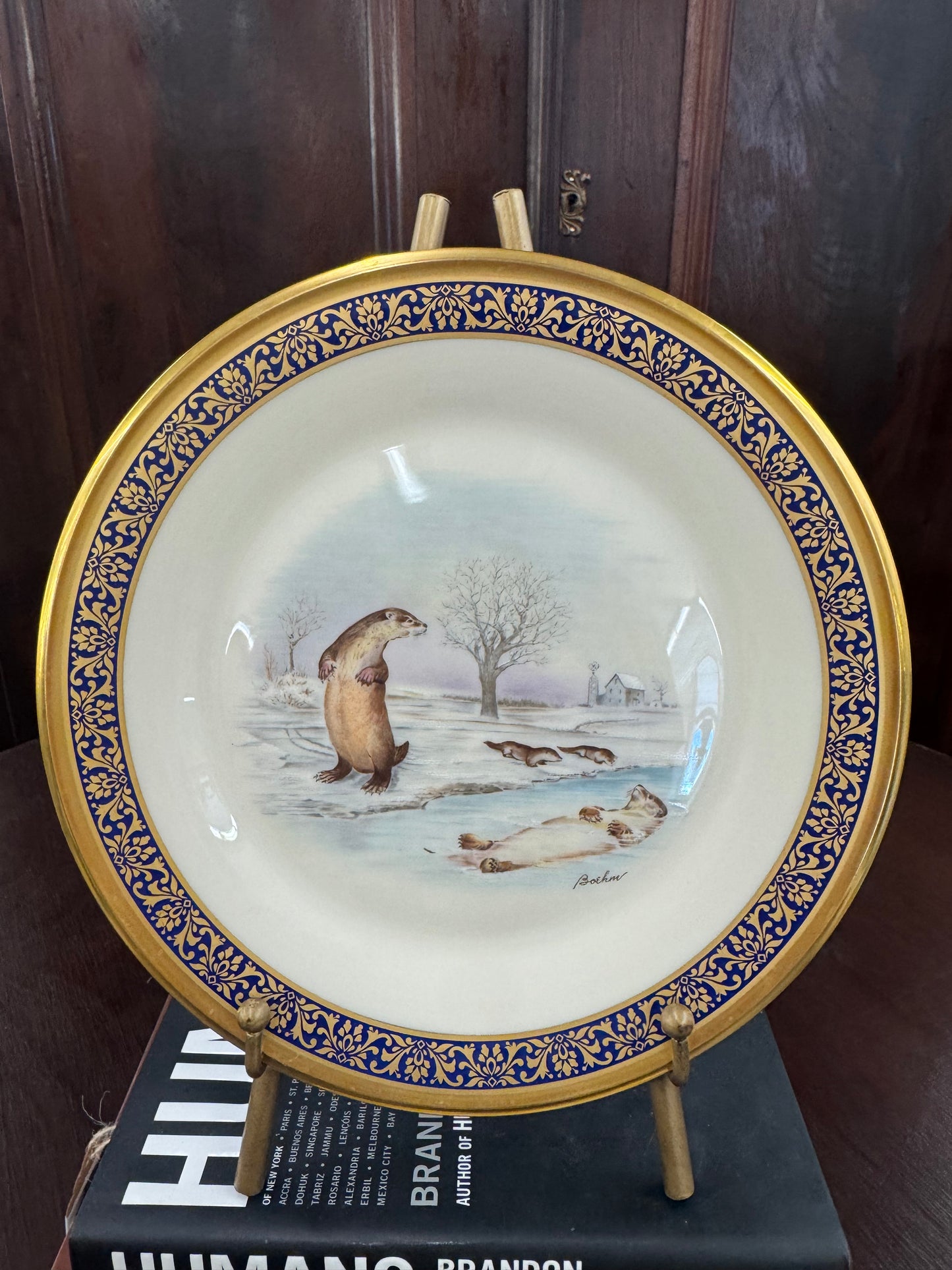 Vintage Lenox Woodland Wildlife platea (sold individually)
