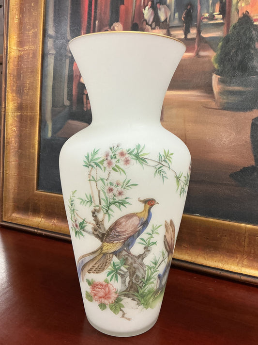 Elegant vintage porcelain vase