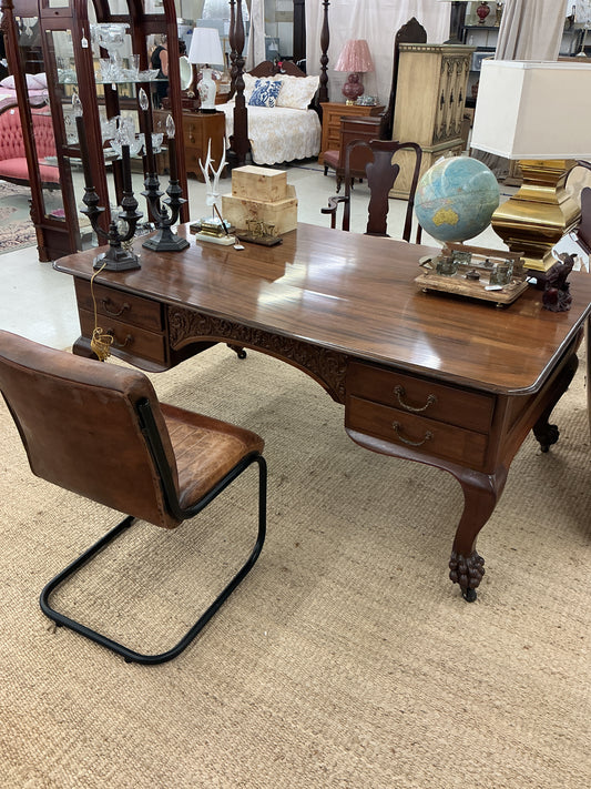 Antique Mahogany Chippendale Writing Desk