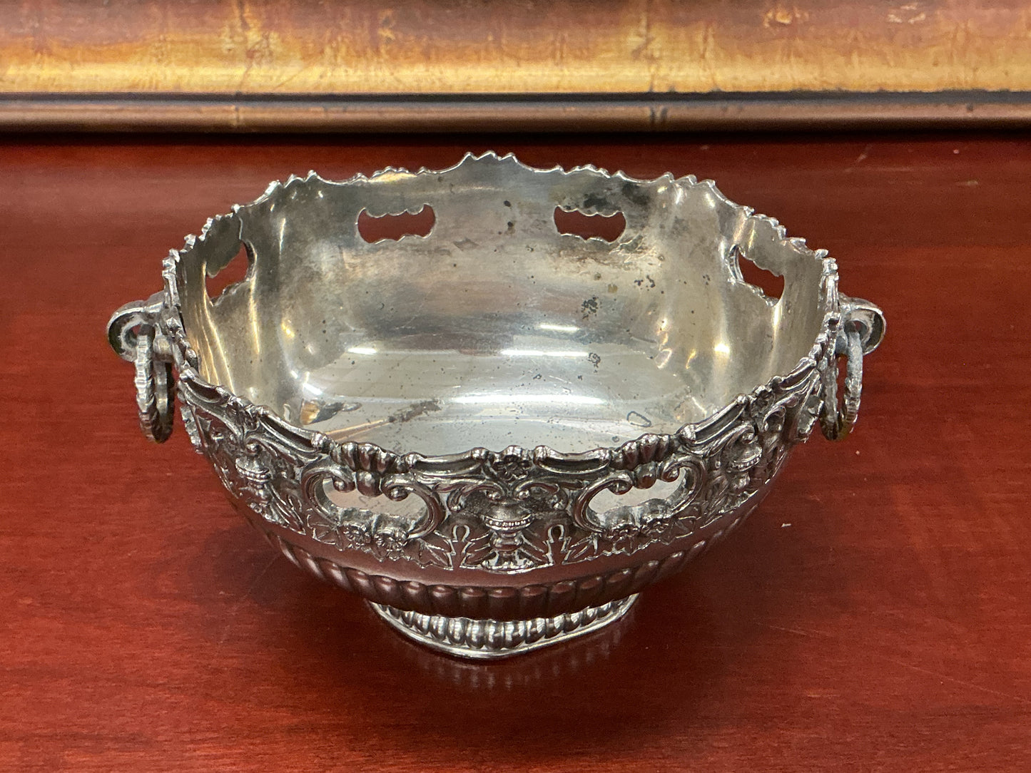 Vintage F.B. Rogers Silverplate Pedestal Bowl