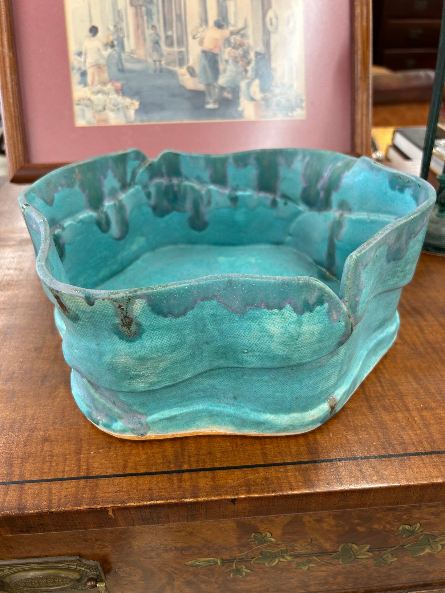 Handmade Studio Pottery Bowl (Signed “MB”)