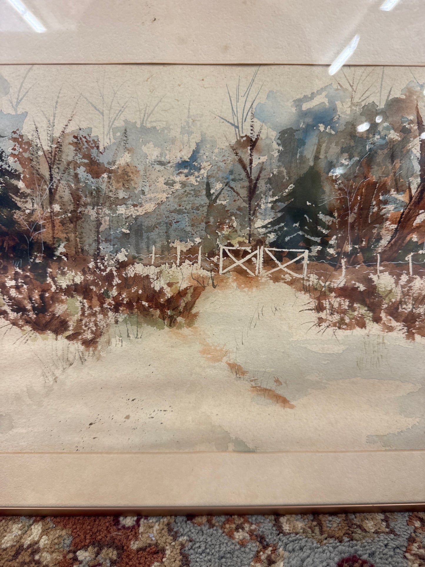Original Watercolor landscape