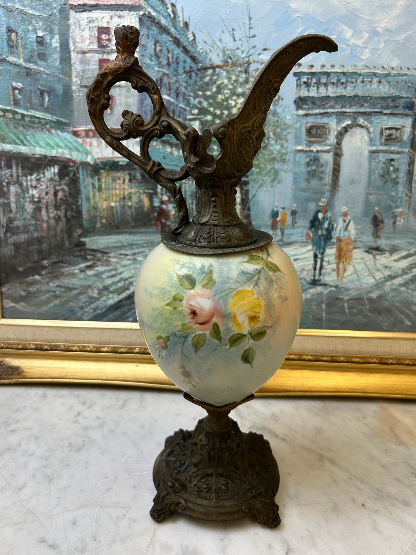 Elegant antique Victorian ewer