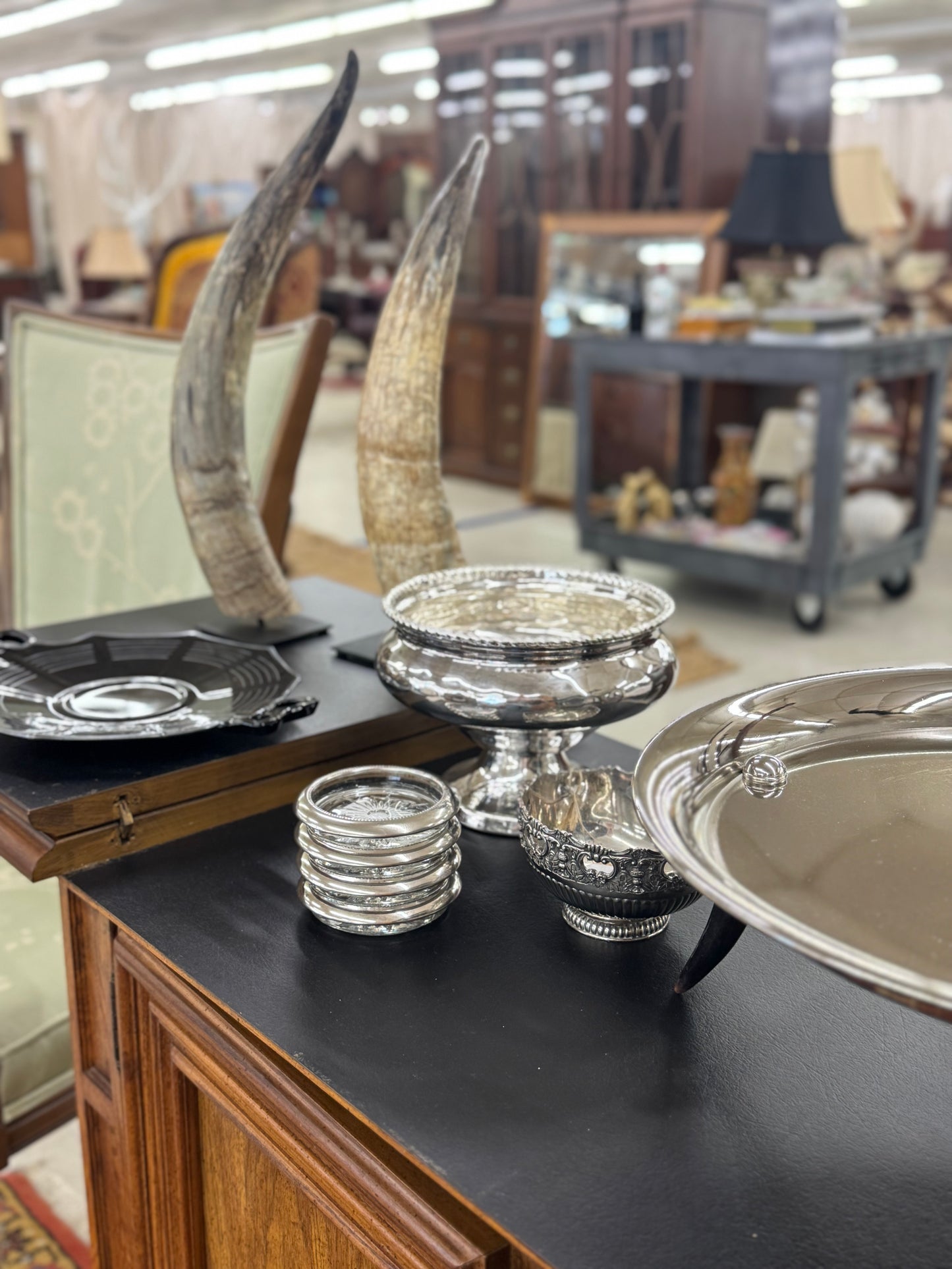 Vintage Silver-plated Pedestal Bowl