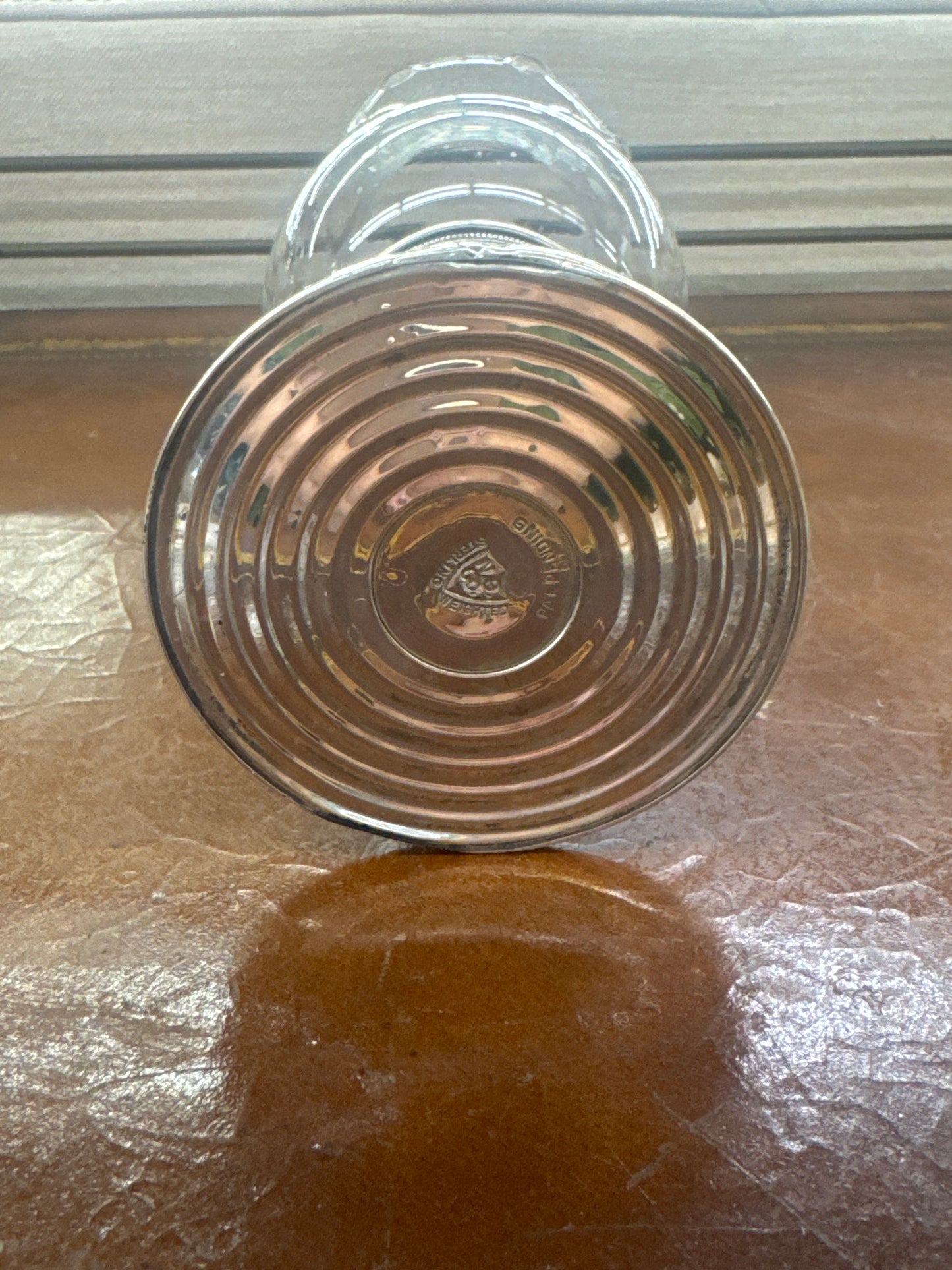 Sterling and glass hurricane