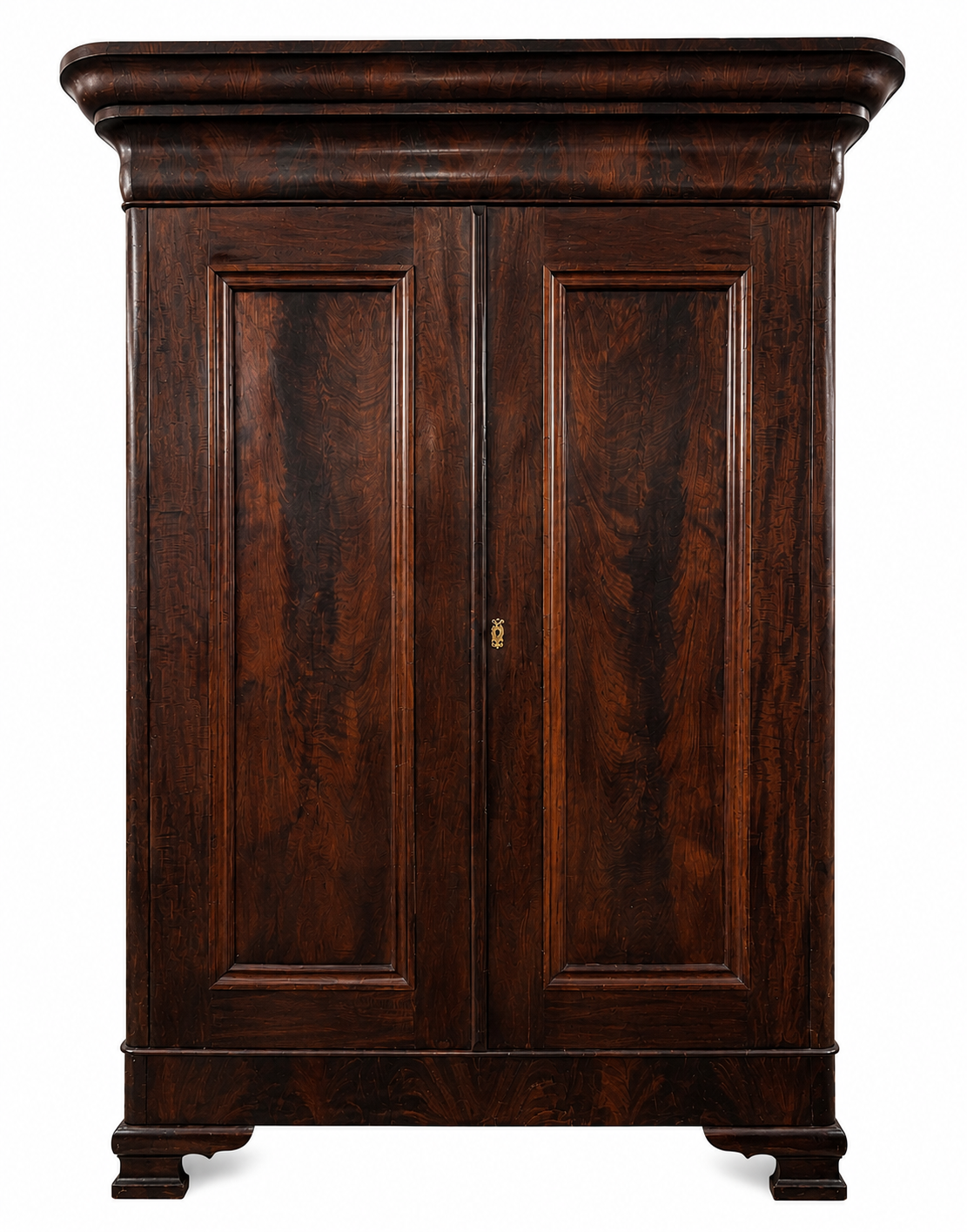 Antique Empire Mahogany Armoire
