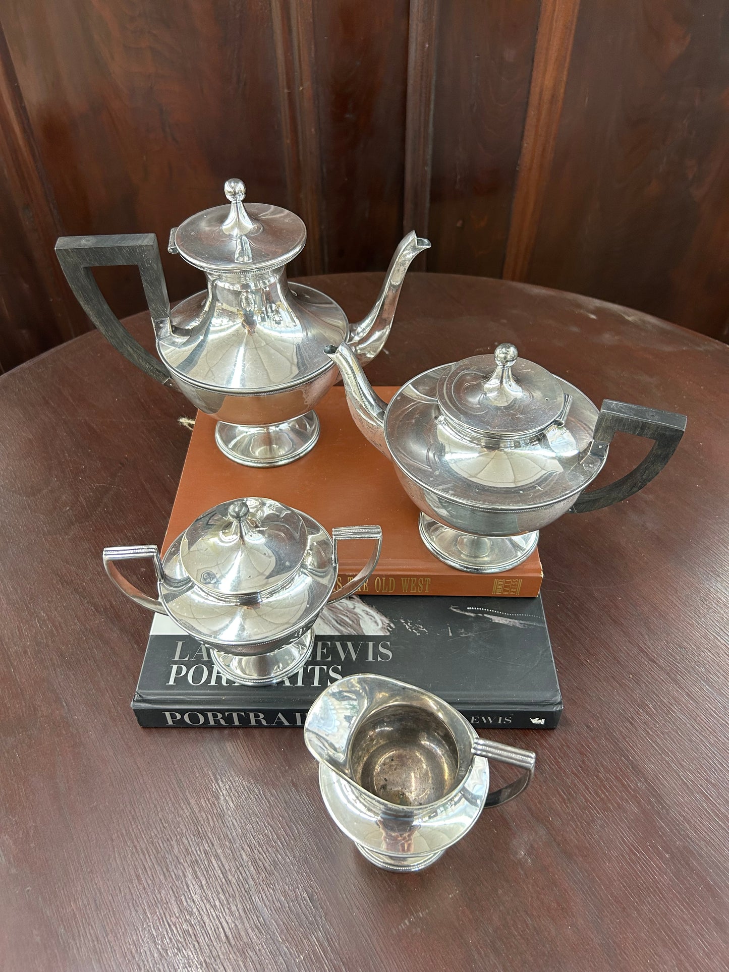 Vintage Barbour Silver Co. Tea & Coffee Service