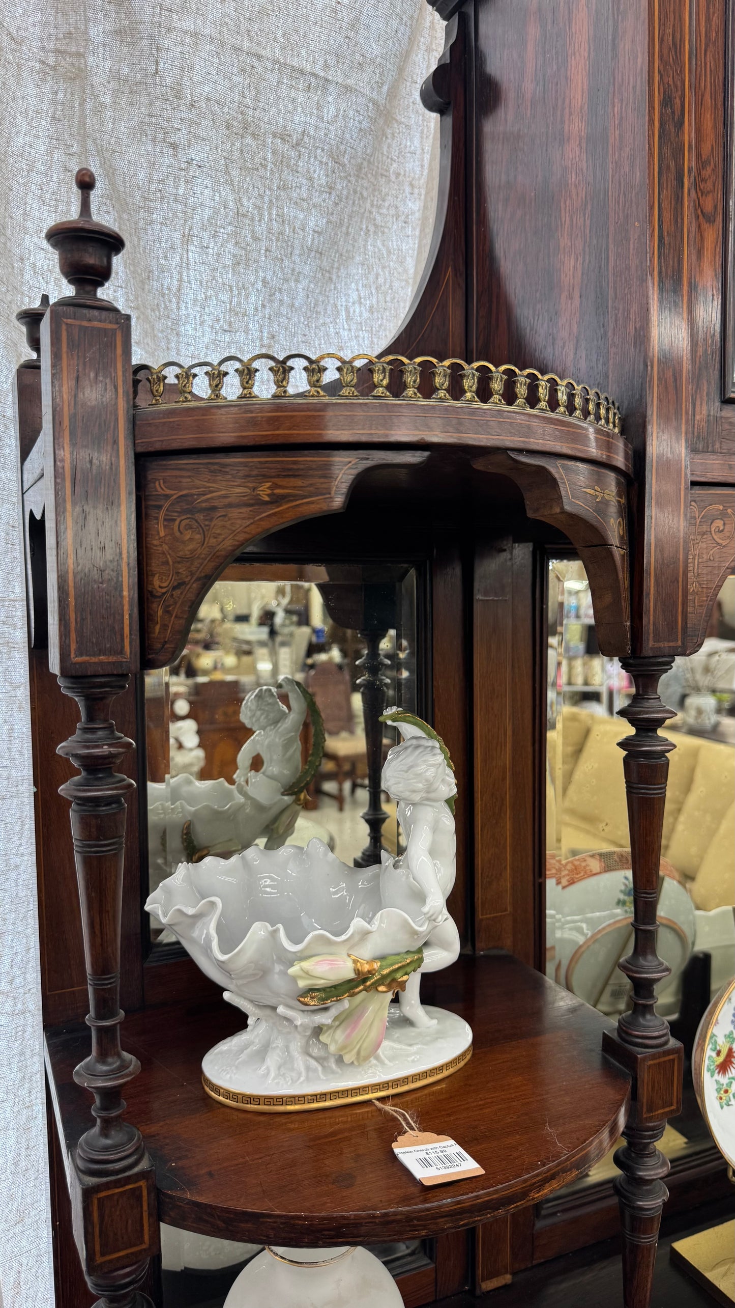 Rosewood Edwardian Étagère