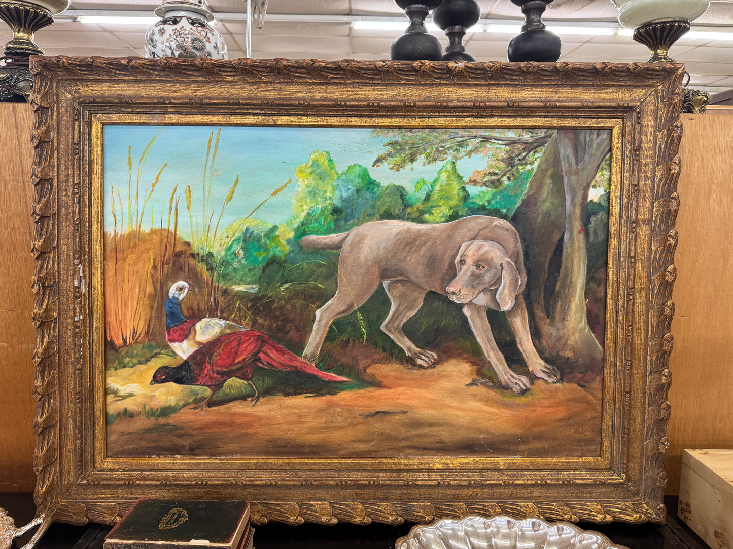 Vintage oil painting